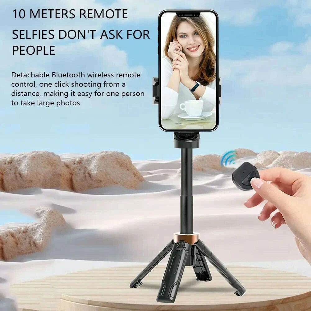 super-mini-selfie-stick-portable-phone-holder-shooting-aid-versatile-integrated-design-bluetooth-remote-for-live-broadcaskimlud-womens-fashion-34607869