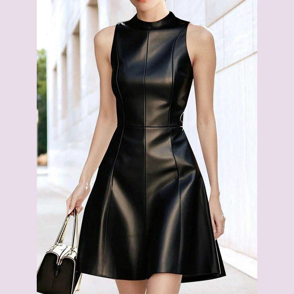 pu-leather-dresses-for-women-round-neck-back-zipper-solid-color-mini-dress-women-sleeveless-elegant-a-line-dress-streetwear-topkimlud-womens-fashion-34619123