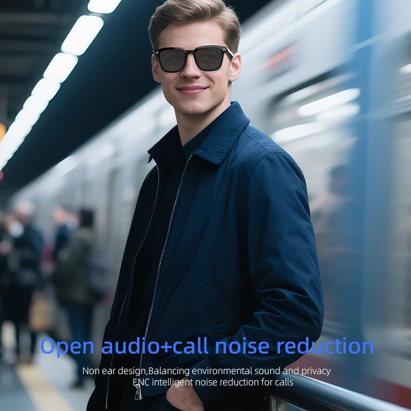 V03-T5 Smart AI Glasses HD Camera 1080P Video Recorder Life Waterproof Al Voice Translation Bluetooth Call Sunglasses Glasses