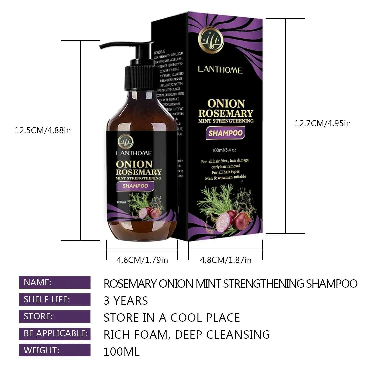 100ml-hair-shampoo-for-fast-hair-growth-rosemary-onion-shampoo-30ml-spray-anti-hair-loss-effective-within-7-day-hair-growthkimlud-womens-fashion-34608540