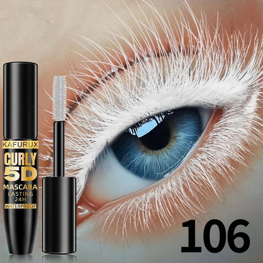 Silk 5D Mascara Waterproof Lengthened Curled Lashes Long Wearing Formula — Black | KIMLUD