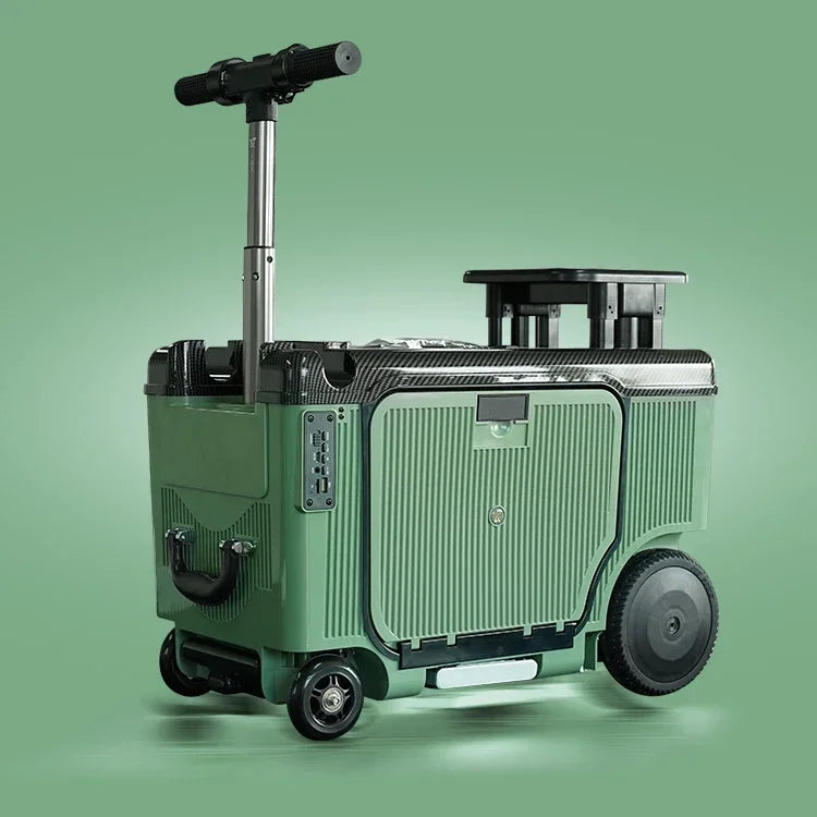 Smart Riding Boarding Bag Elderly Scooter 20-Inch Electric Luggage Multi-Function Trolley Suitcase