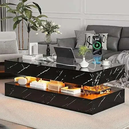 47-modern-led-coffee-table-with-2-drawers-high-glossy-double-layer-center-table-with-wireless-charging-and-built-in-bluetooth-kimlud-kimlud-33921032