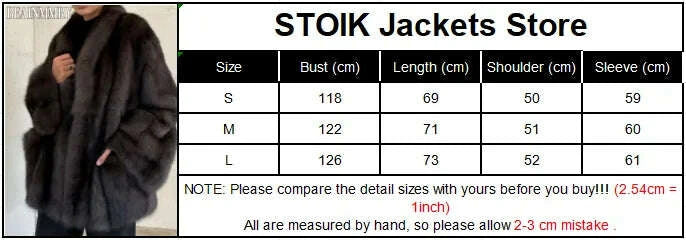 KIMLUD, Women Thick Faux Fur Coat Lapel Hidden Button Loose elegant lady Outerwear 2025 Fashion Female Street Commute Overcoat New, KIMLUD Womens Clothes