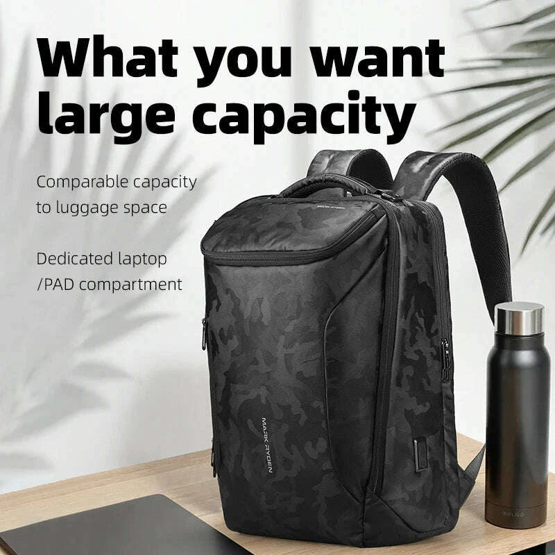 KIMLUD, MARK RYDEN Business Backpack for Men Waterproof and Travel Laptop Backpack with USB Charging, Fits 17 Inch Laptop and Tech Gear, KIMLUD Womens Clothes