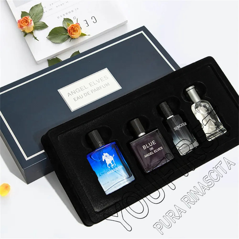 Eau De Parfum Gift Set For Men Long Lasting — Clear | KIMLUD