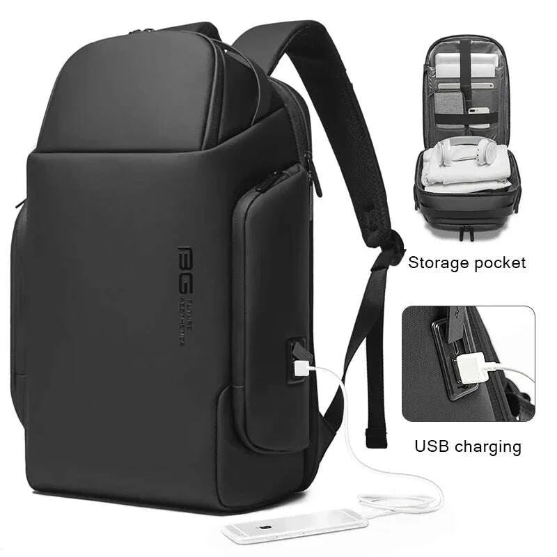 KIMLUD, Bange 15.6 Inch Laptop Backpack Men USB Charging Waterproof Casual Oxford Male Business Bag Computer Backpacks, KIMLUD Womens Clothes