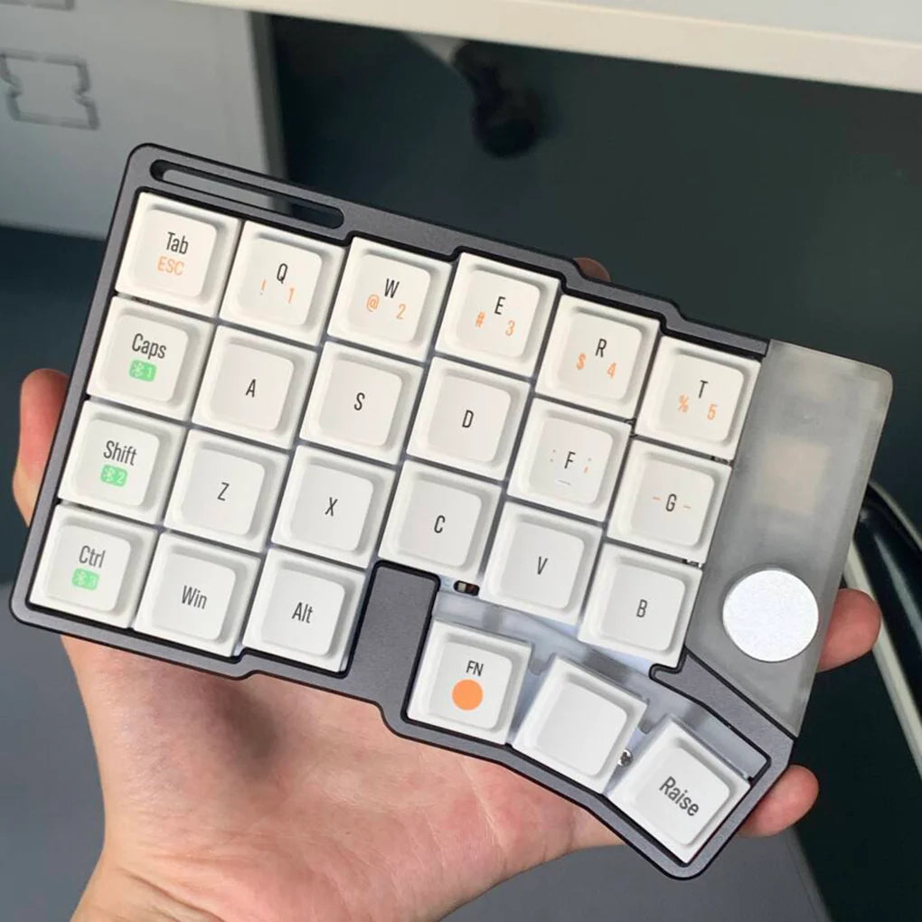 Cornix Wireless Split Mechanical Keyboard Bracket Version Aluminium Case Hot Swap Kit Bluetooth 2Mode Keyboard Ergonomics VIAL