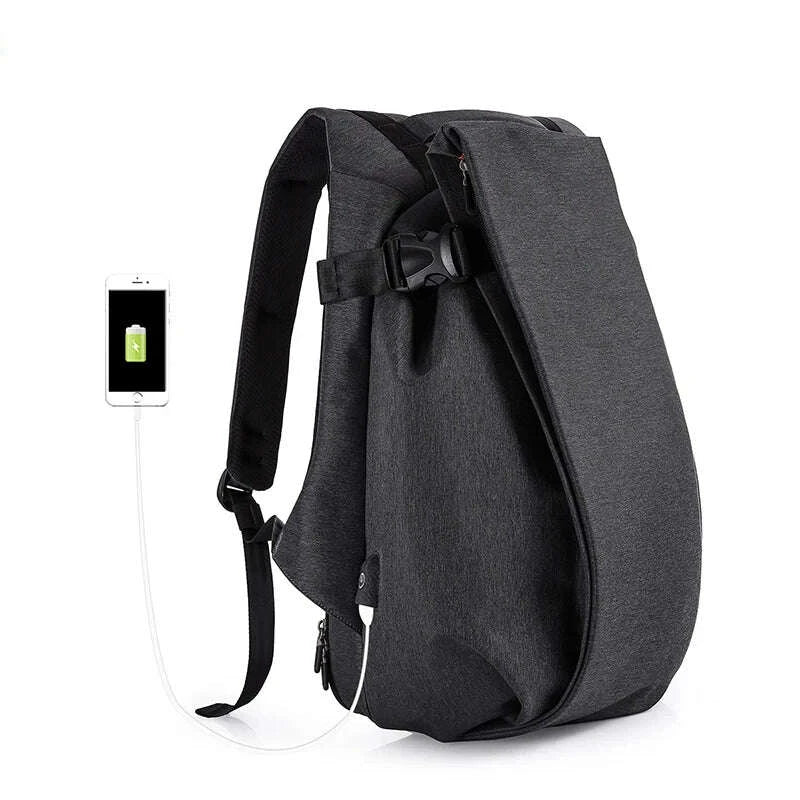 KIMLUD, Tangcool Men 16-17inch Laptop Backpack Waterproof 180 Degree Open Large Capacity Travel Bag USB Charging Sport Bag For Teenager, KIMLUD Womens Clothes