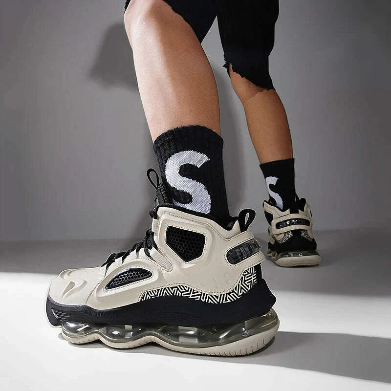 KIMLUD, Men's Basketball Shoes Breathable Cushioning Non-Slip Wearable Runing Shoes Gym Training Athletic Basketball Sneakers for Women, KIMLUD Womens Clothes