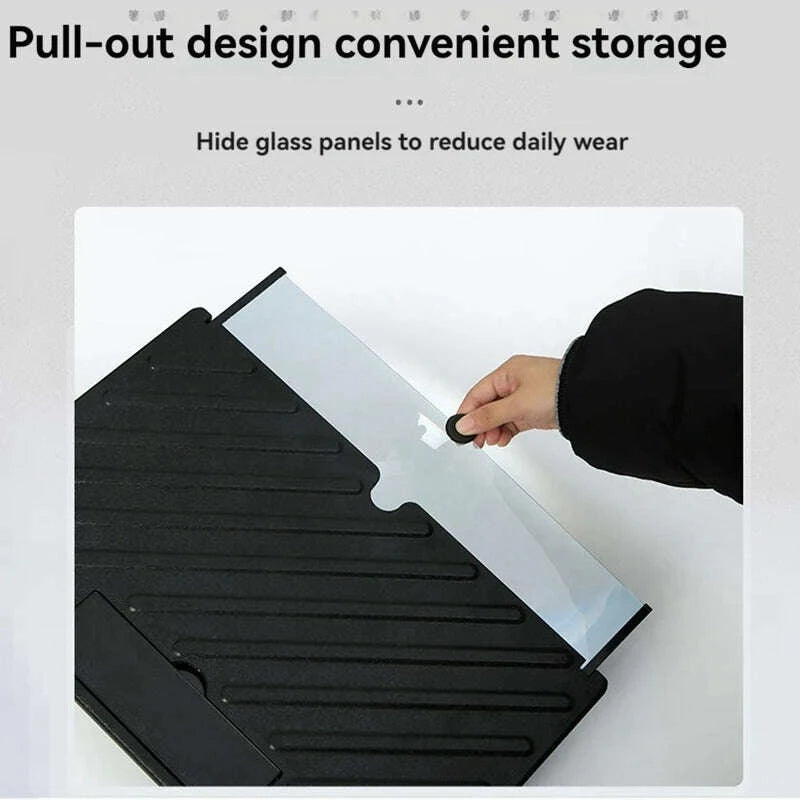 KIMLUD, 【ABUP】20 Inch Screen Magnifier 3D HD Phone Magnification Projector Screen Magnification Compatible with All Smartphones,Black, KIMLUD Womens Clothes