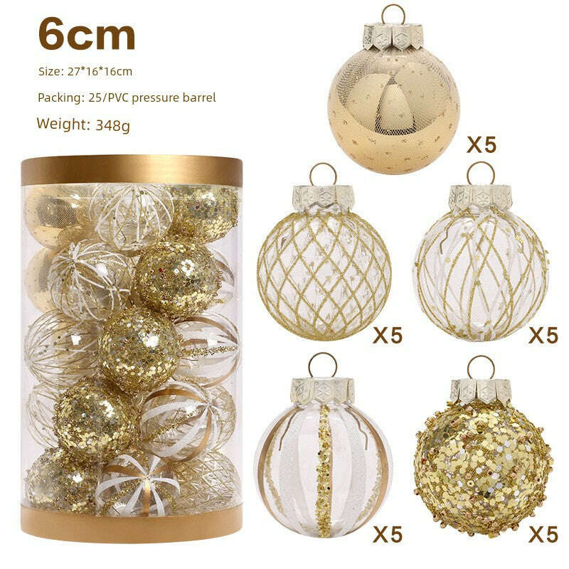 KIMLUD, Christmas Tree 42 Scenes Christmas Decorations, KIMLUD Womens Clothes