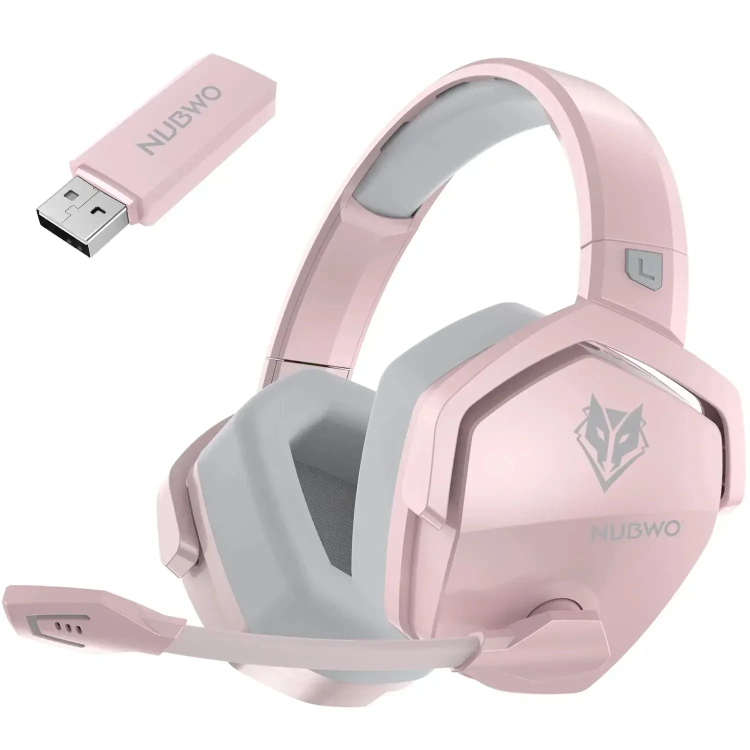 KIMLUD, NUBWO G06 Dual Wireless Headsets Gamer with Microphone for PS5, PS4, PC, Mobile, Switch, 2.4GHz Bluetooth 5.3 Gaming Headphones, KIMLUD Womens Clothes