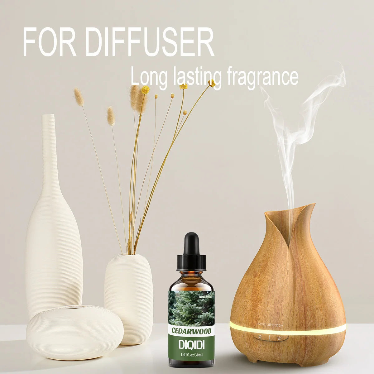 Cedarwood Essential Oil 30ml Pure — Forest-Green | KIMLUD