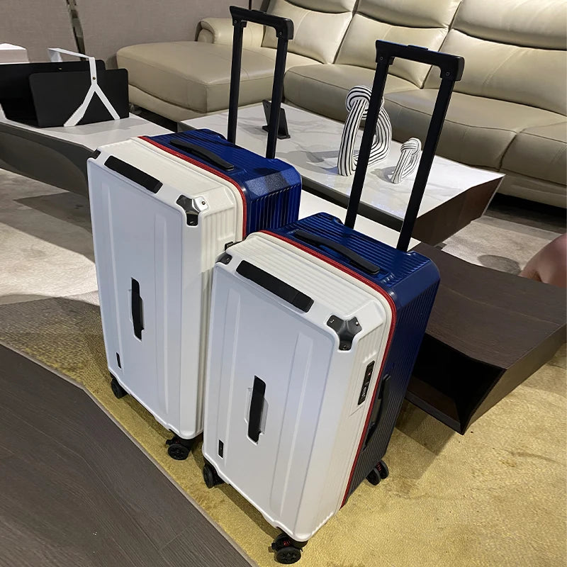 High-Quality Polycarbonate Travel Luggage — Black | KIMLUD