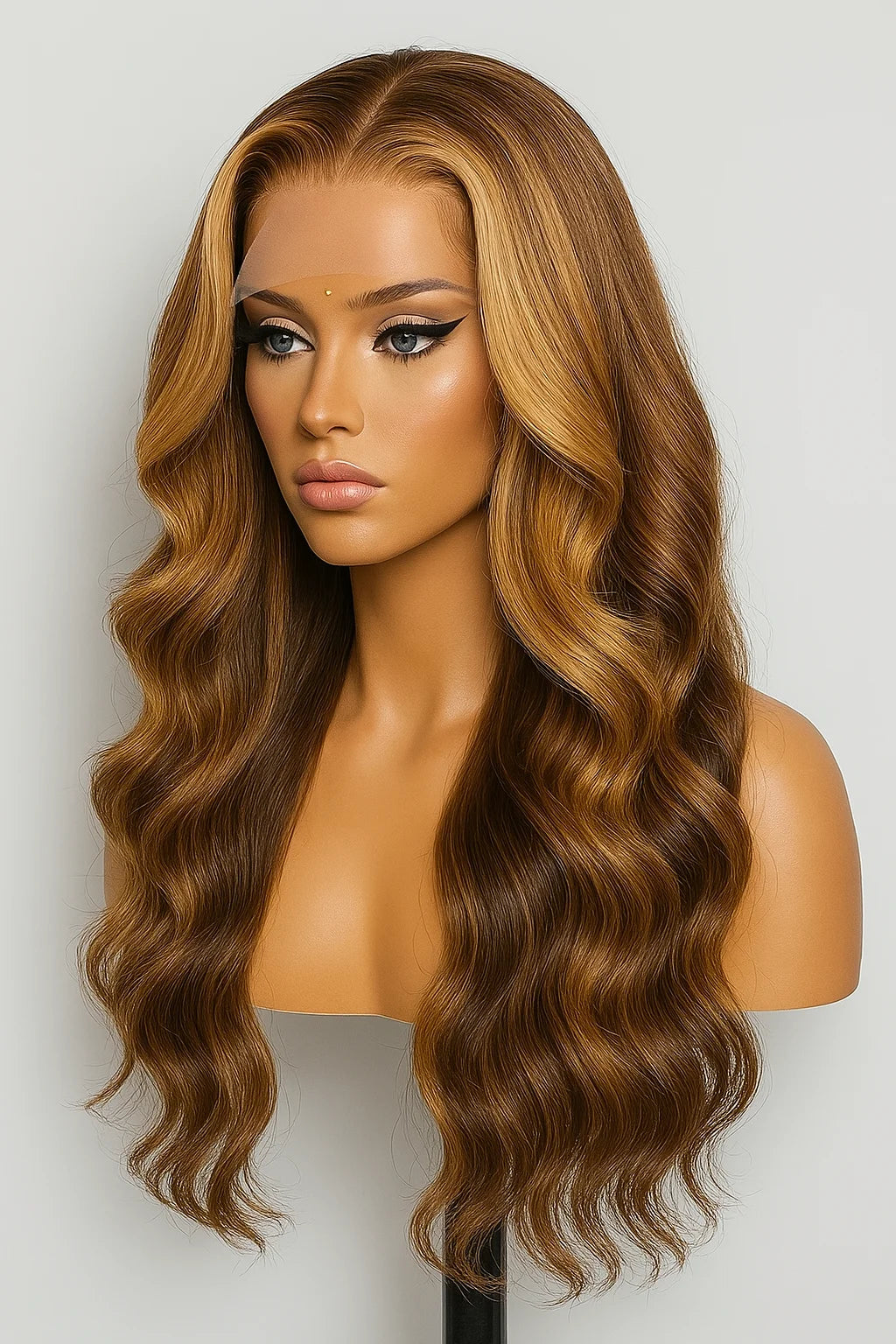 Lace Front Wig – HD Lace Front Wig – Remy Hair – Honey Blonde Ombre | KIMLUD