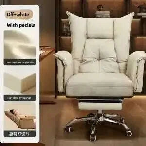 KIMLUD, Boss Chair, Home, Computer Chair, Sofa, Comfortable, Sedentary Office Chair, Reclining, Study Desk, Bedroom, Living Room, KIMLUD Womens Clothes