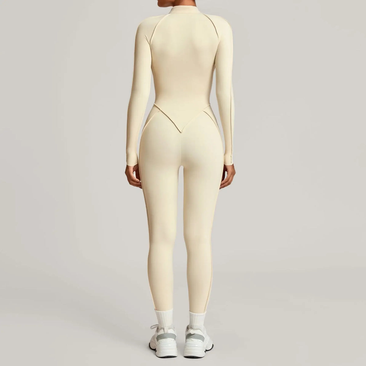 Jumpsuit – Zipper Long Sleeve – Nylon Elastane | KIMLUD