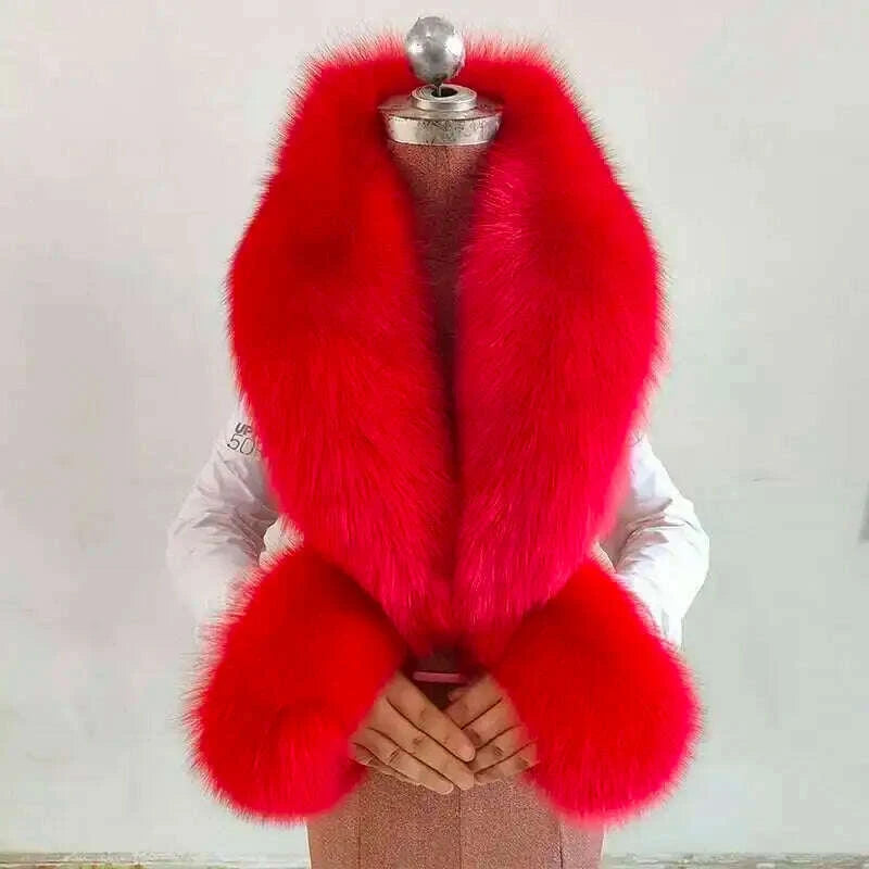 real-fox-fur-collar-cuffs-set-for-women-men-winter-neck-warmer-furry-scarf-fluffy-pelt-fur-shawl-coat-overcoat-fashion-accessorykimlud-womens-fashion-34616233
