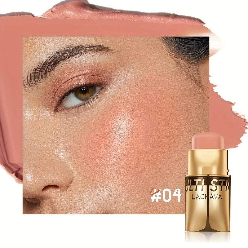 Blush Stick, Natural Nude Makeup Brightening And Embellishing Three-Dimensional Makeup, Facial Multi-Functional, Lips, Blush