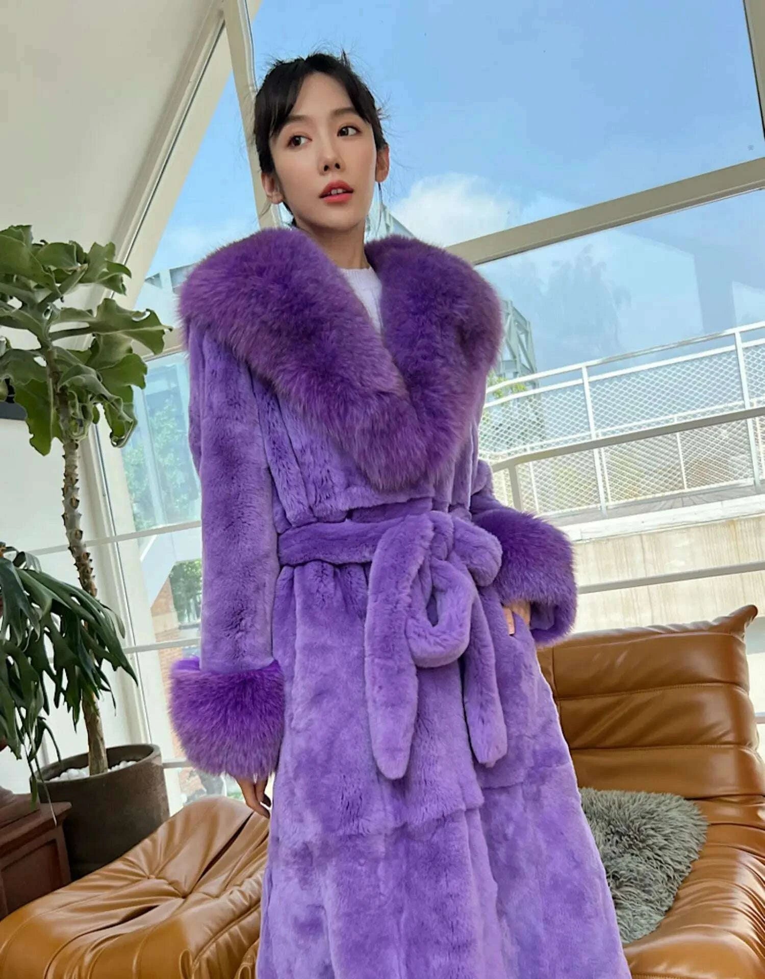 KIMLUD, 2024 Long Mink Coats Women Fur Coats Winter Outwear Faux Fur Jacket Female Long Sleeve Ladies Casual Oversize Fur Coat Parkas, KIMLUD Womens Clothes