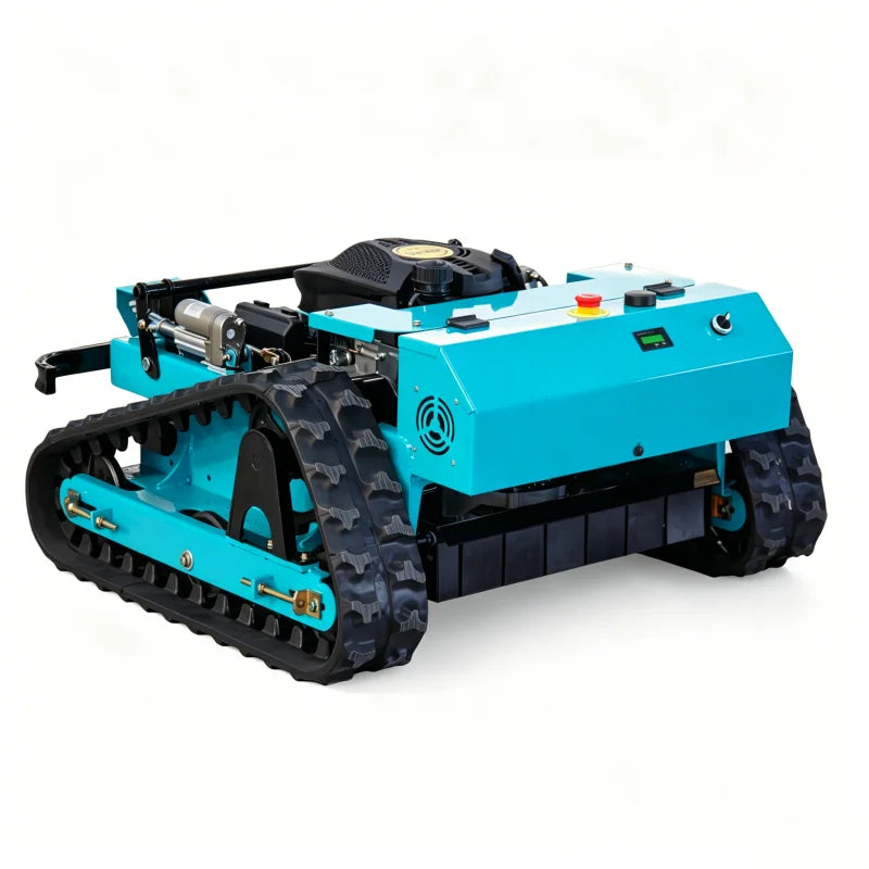 Remote-Control Lawn Mower High Torque 4-Stroke — Black | KIMLUD