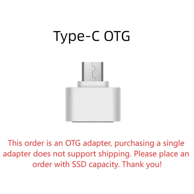 Portable External Hard Drive 1TB 2TB High-Speed SSD Fast Transfer Mini Solid Hard Disk Storage for Laptop Desktop MAC 2025 New
