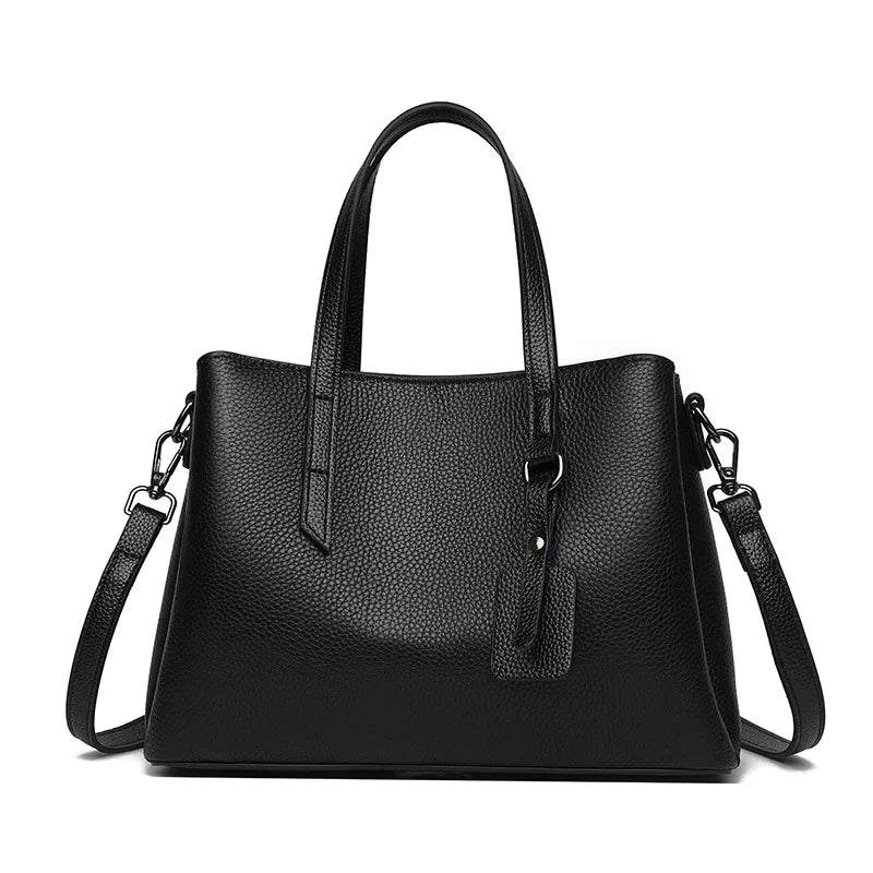 First Layer Cowhide Women's Shoulder Bag Commuter Handbag Armpit Crossbody Bag Genuine Leather Small Square Bag luxury