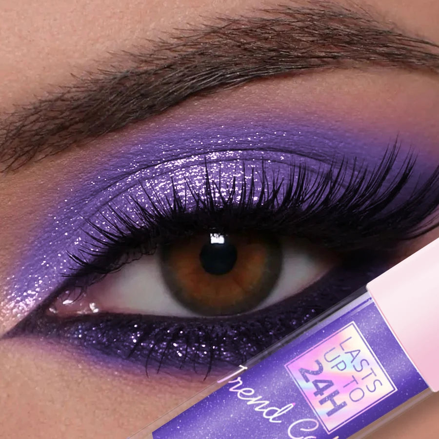 Metallic Liquid Eye Shadow Waterproof Long-Lasting — Gold | KIMLUD