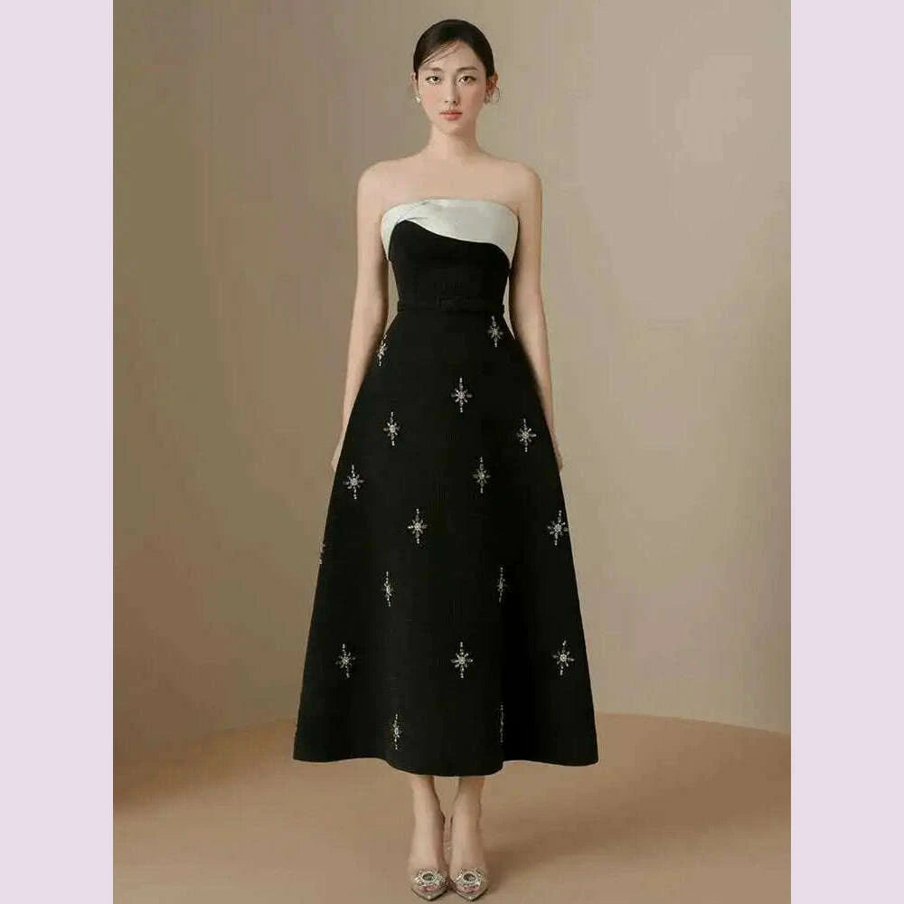 deat-elegant-dress-spliced-diamonds-contrast-color-strapless-sleeveless-womens-party-dresses-2024-autumn-new-fashion-15c159-kimlud-kimlud-33917108