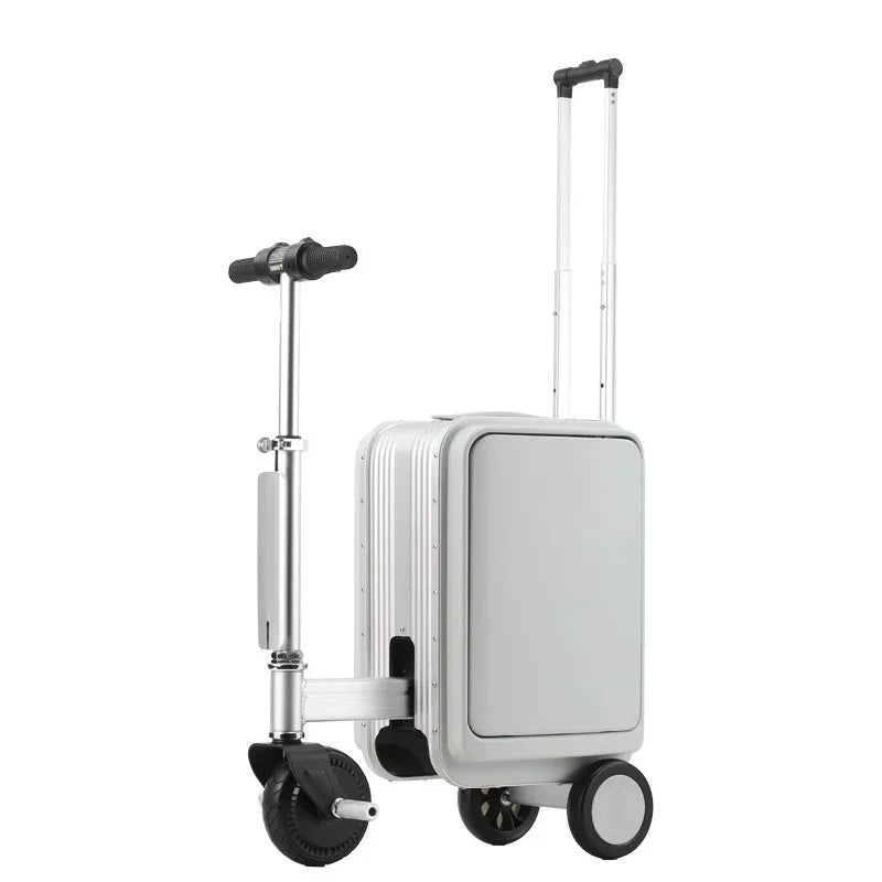 Nylon Suitcases Carry-On 20-Inch Trolley — Black | KIMLUD