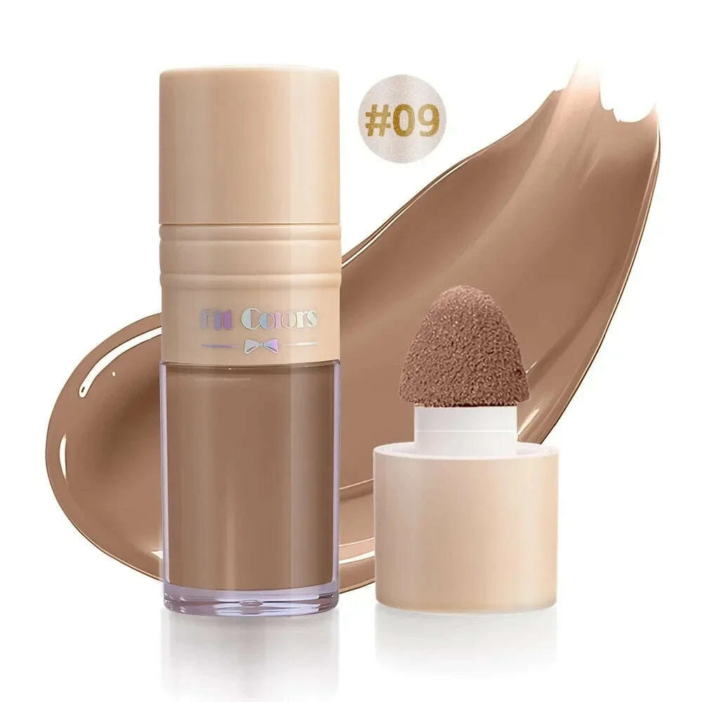 KIMLUD, 14 Colors Matte Liquid Blush Contour Highlighter Waterproof Long Lasting Sponge Brush Head High Pigment Blusher Brighten Bronzer, KIMLUD Womens Clothes