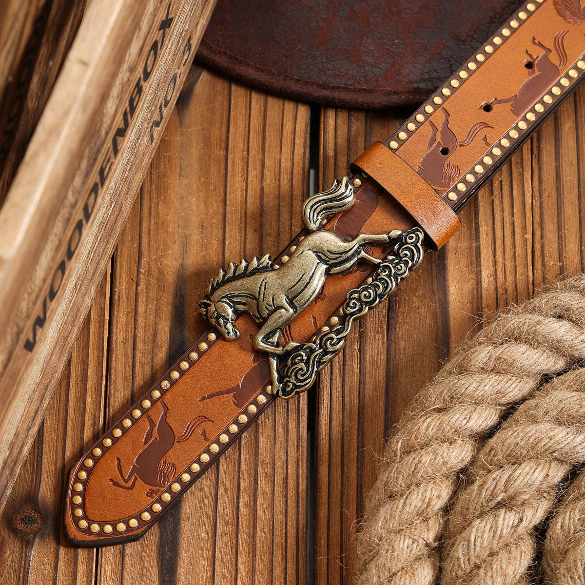 Belt – Unisex PU – Western Denim Retro Style For Daily Casual | KIMLUD
