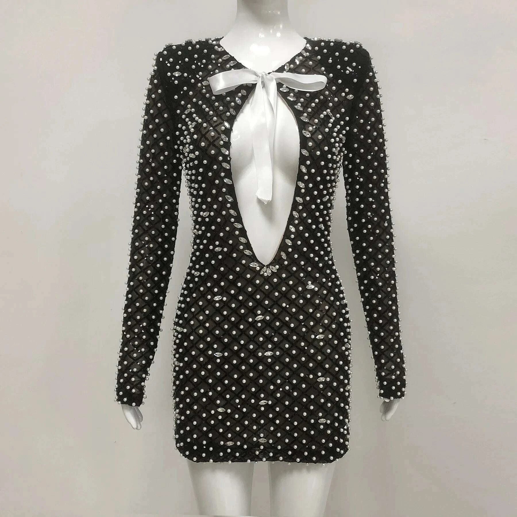 vc-pearl-sequins-hollow-out-short-dress-for-women-sexy-long-sleeve-key-hole-bow-tie-diamond-beige-mini-evening-party-dresskimlud-womens-fashion-34625122