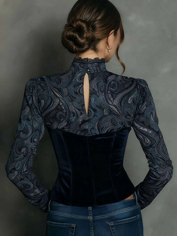 sexy-lace-patchwork-vintage-printed-womens-shirt-high-neck-hollow-out-slim-long-sleeve-chic-elegant-tops-single-breasted-shirtskimludkimlud-35558336