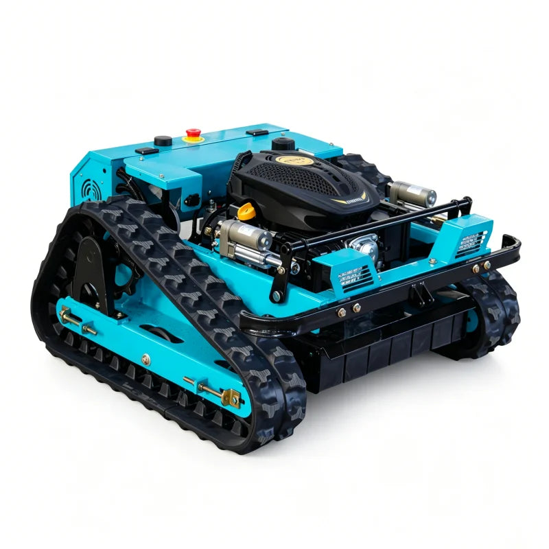 Remote-Control Lawn Mower High Torque 4-Stroke — Black | KIMLUD