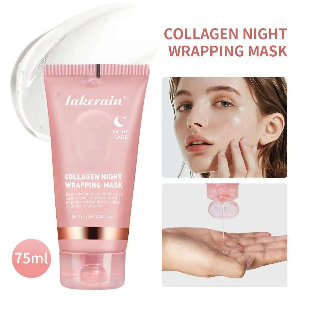 lakerain-collagen-night-wrapping-mask-elasticity-hydration-care-reduces-sagging-dullness-hydrolyzed-collagen-for-glowing-skinkimlud-womens-fashion-34602498