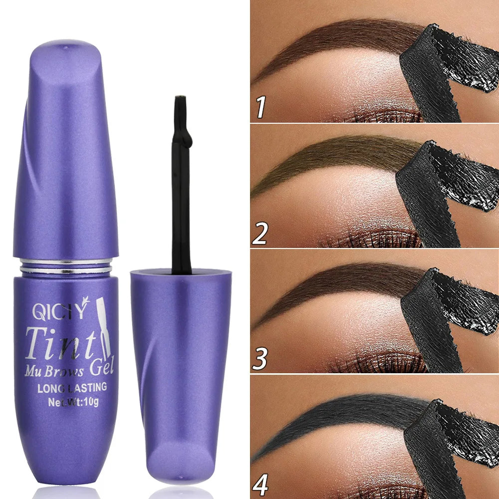 Cream-Gel Eyebrow Gel Tattoo-Effect Smudge-Proof — Purple | KIMLUD