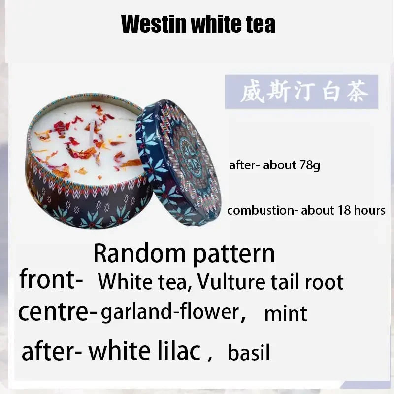 KIMLUD, Gbbma A box of notes Scented candles Use natural dried flowers candles For indoor aromatherapy, KIMLUD Womens Clothes