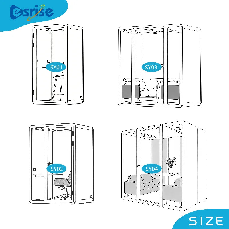 Office Cabin – Soundproof Modular Steel Structure – Indoor Use | KIMLUD