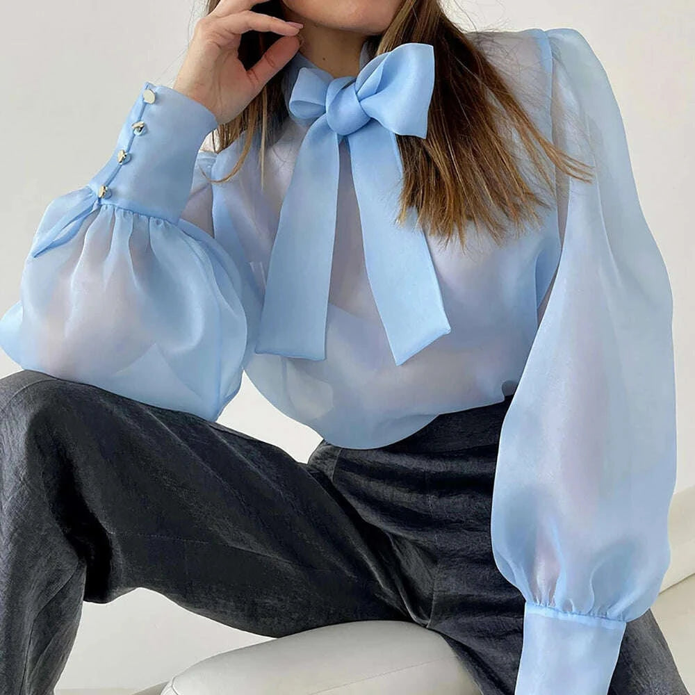 womens-see-through-chiffon-fashion-shirt-lace-up-bow-neck-puff-long-sleeve-loose-autumn-streetwear-elegant-office-ladies-blousekimludkimlud-35558709