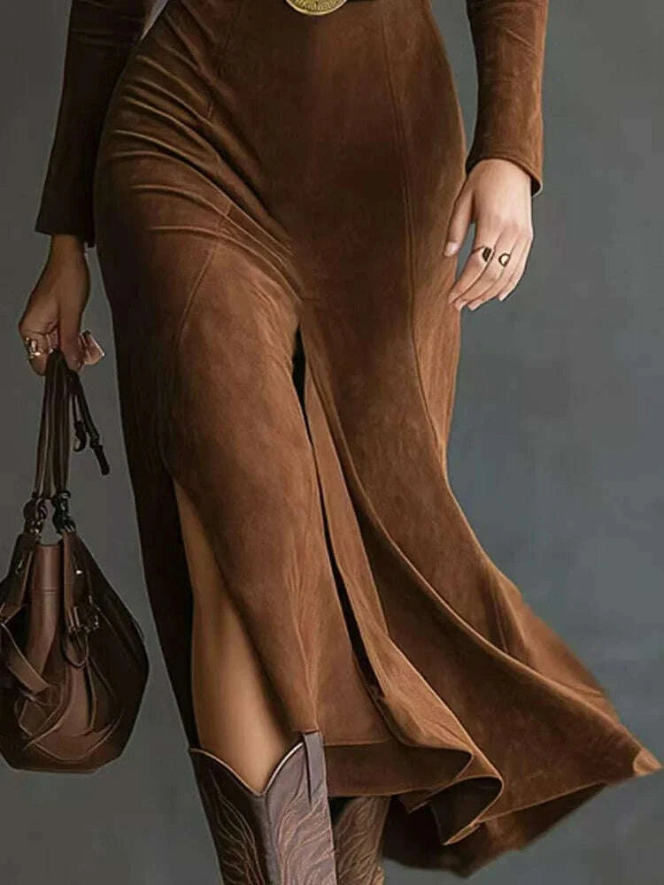 imitation-suede-vintage-women‘s-elegant-midi-dress-lapel-long-sleeve-bodycon-dress-high-street-with-belt-autumn-fashion-vestidokimludkimlud-35558561