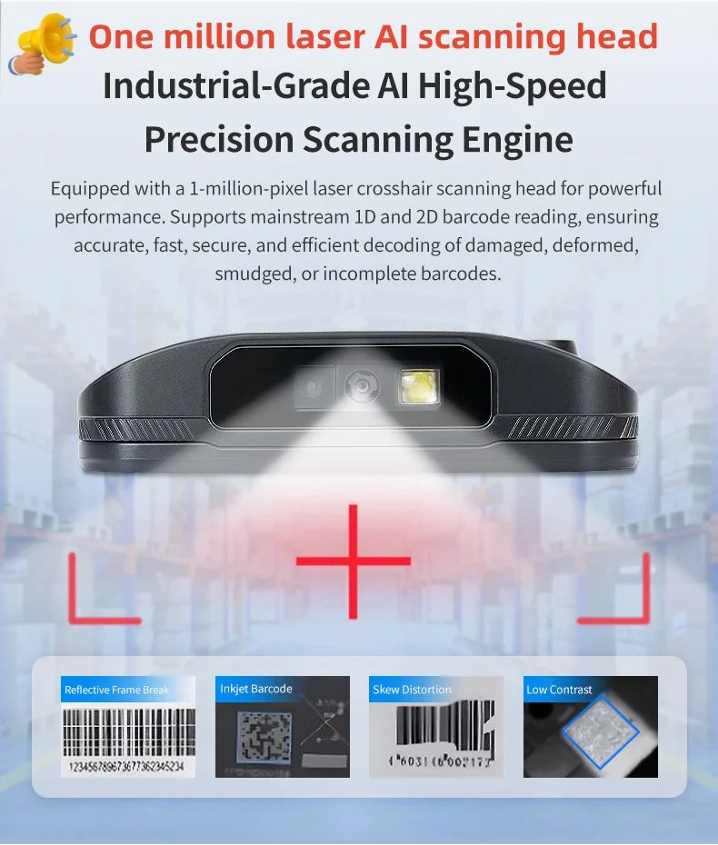 TC60 6.0-inch PDA Rugged Android Smart Terminal 2DBarcode Scanner with WIFI Bluetooth High Quality Mobile Industrial RFID