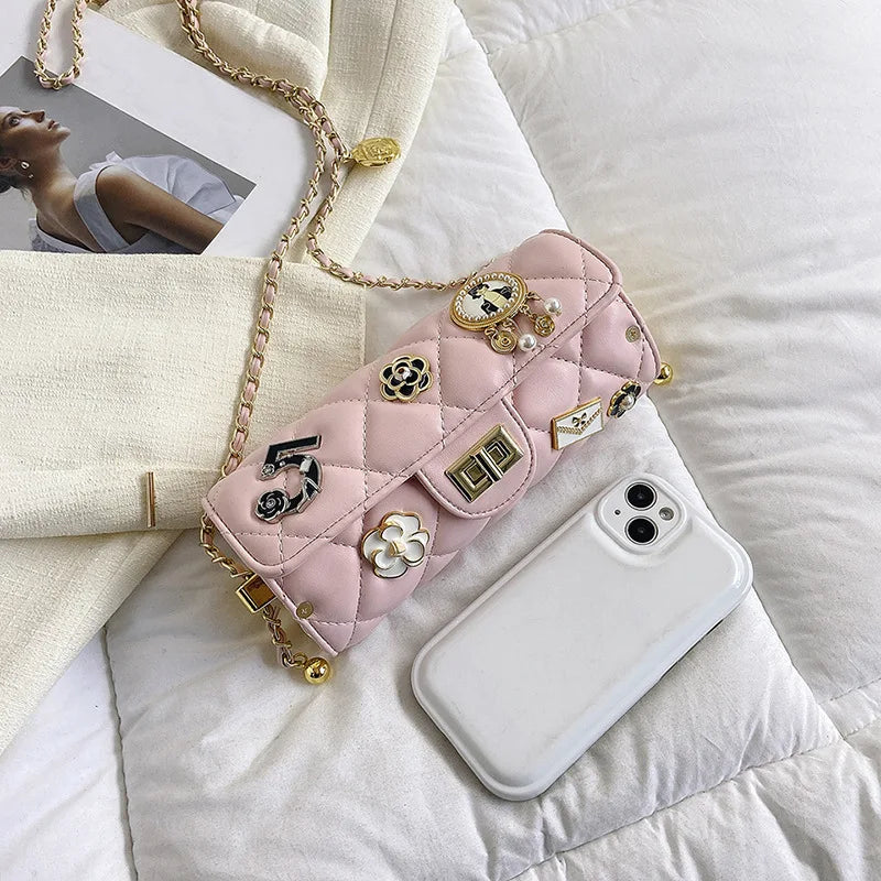 KIMLUD, Rhombus Shoulder Bag Women Crossbody Bag Purses bag for women crossbody bags for women, KIMLUD Womens Clothes