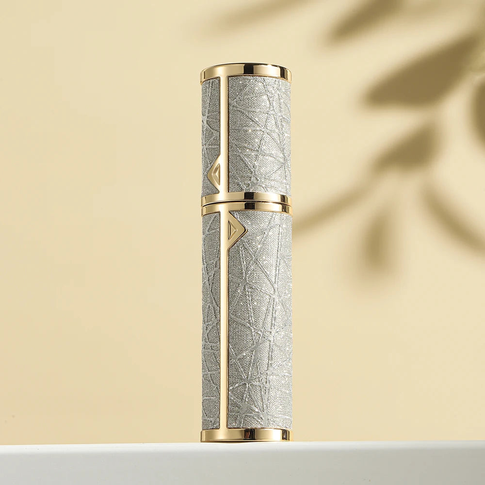 5ml Leather Perfume Atomizer Portable Liquid Cosmetics Containers Traveling Mini Perfume Refillable Bottles Empty Spray