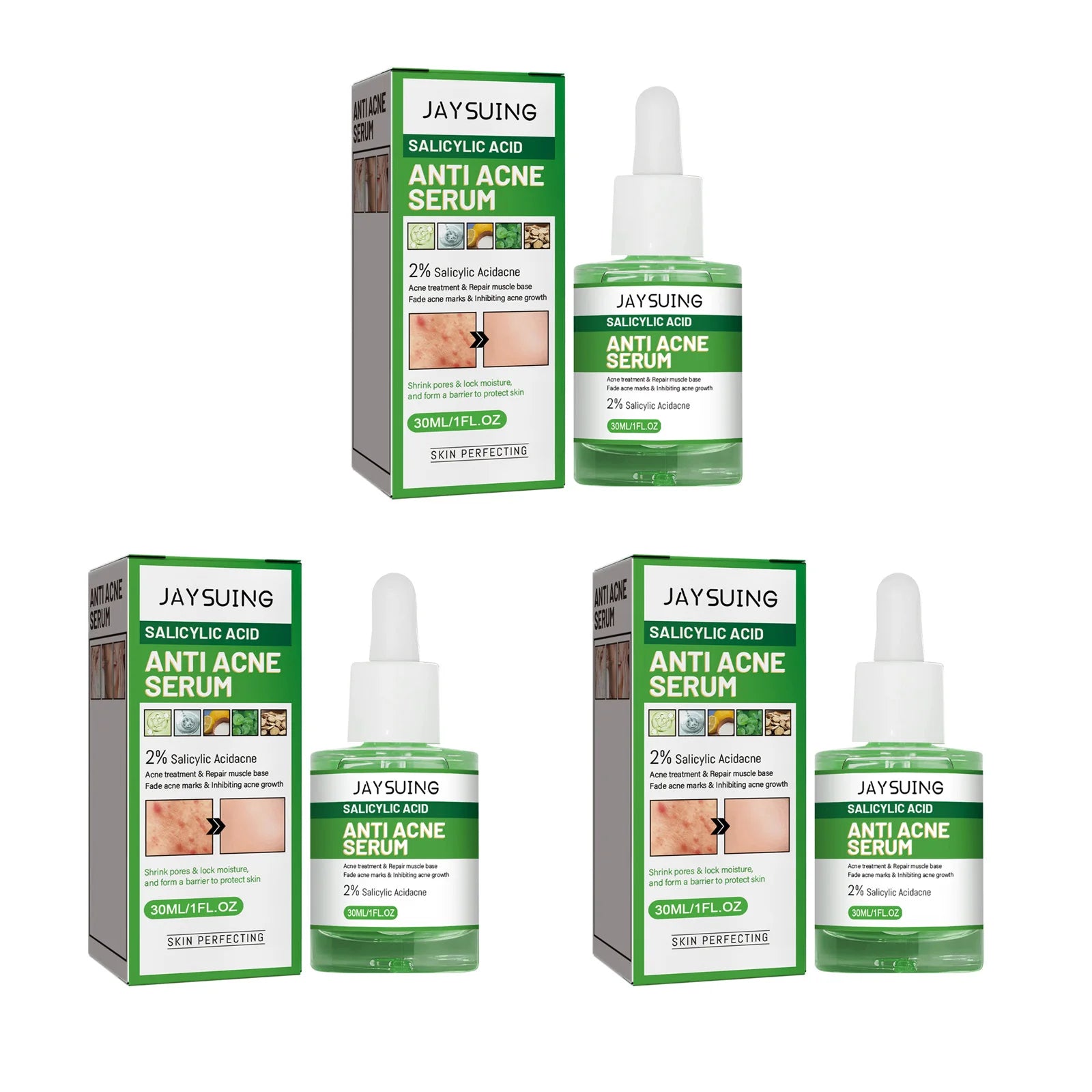 Salicylic Acid Acne Serum For Clearer Pores — Green | KIMLUD