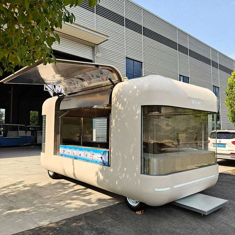 KIMLUD, Custom fast food trailer order hot dog pizza burger mobile food truck outdoor street kitchen restaurant trailer for sale, KIMLUD Womens Clothes