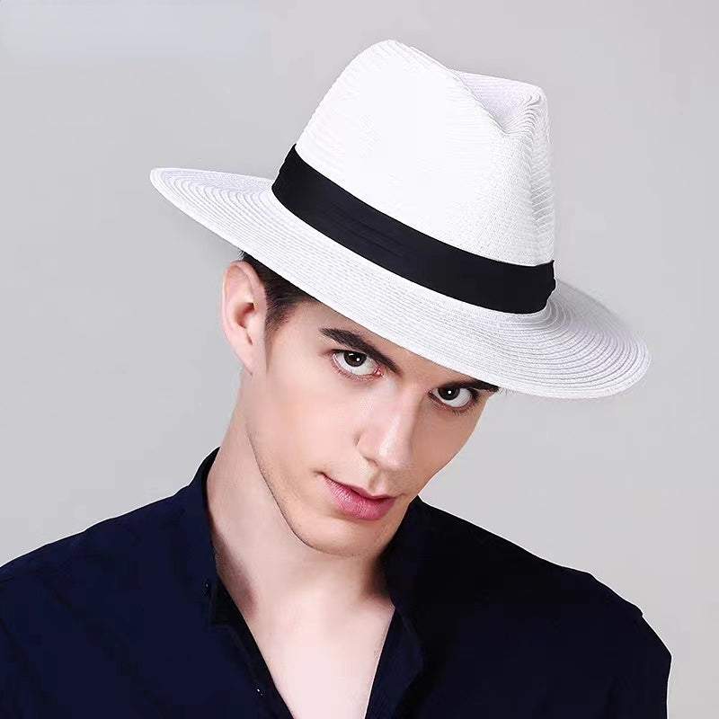 Sun Protection Hats & Caps Panama Straw Fedora — Natural | KIMLUD