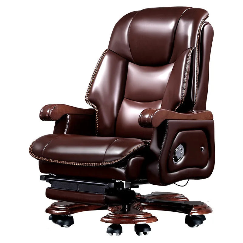 Office Chair Executive Luxury Design Ergonomic Computer Chair Executive Manager Wood Conference Room Chairs For Sale