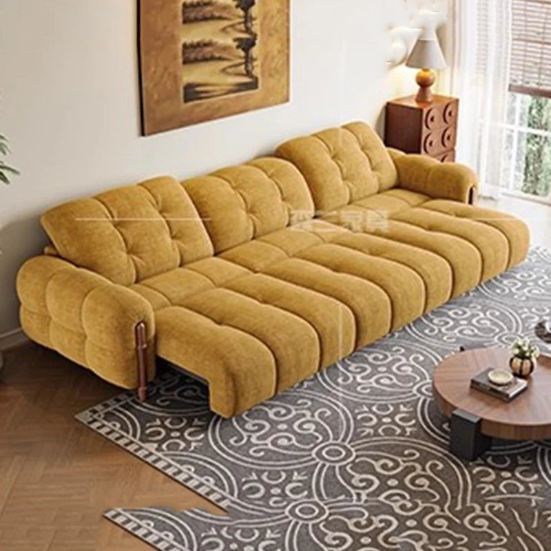 Chinese Style Sofas Multifunctional Seat Bag — Cream | KIMLUD